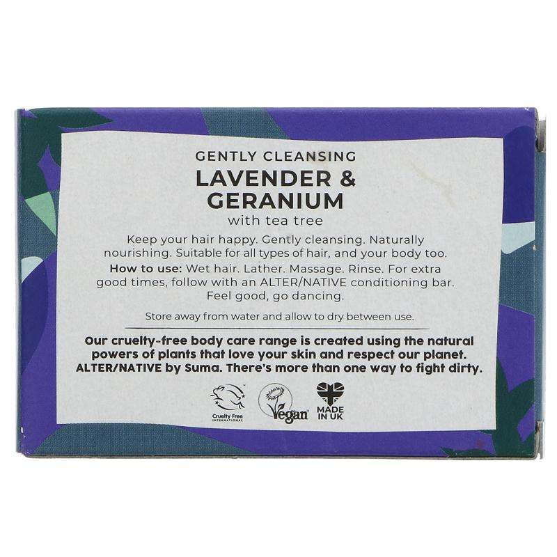 Alter/Native Lavender + Geranium Shampoo Bar