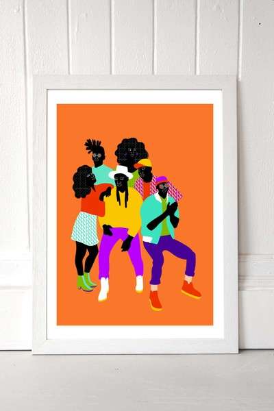 Friends & Family A3 Print