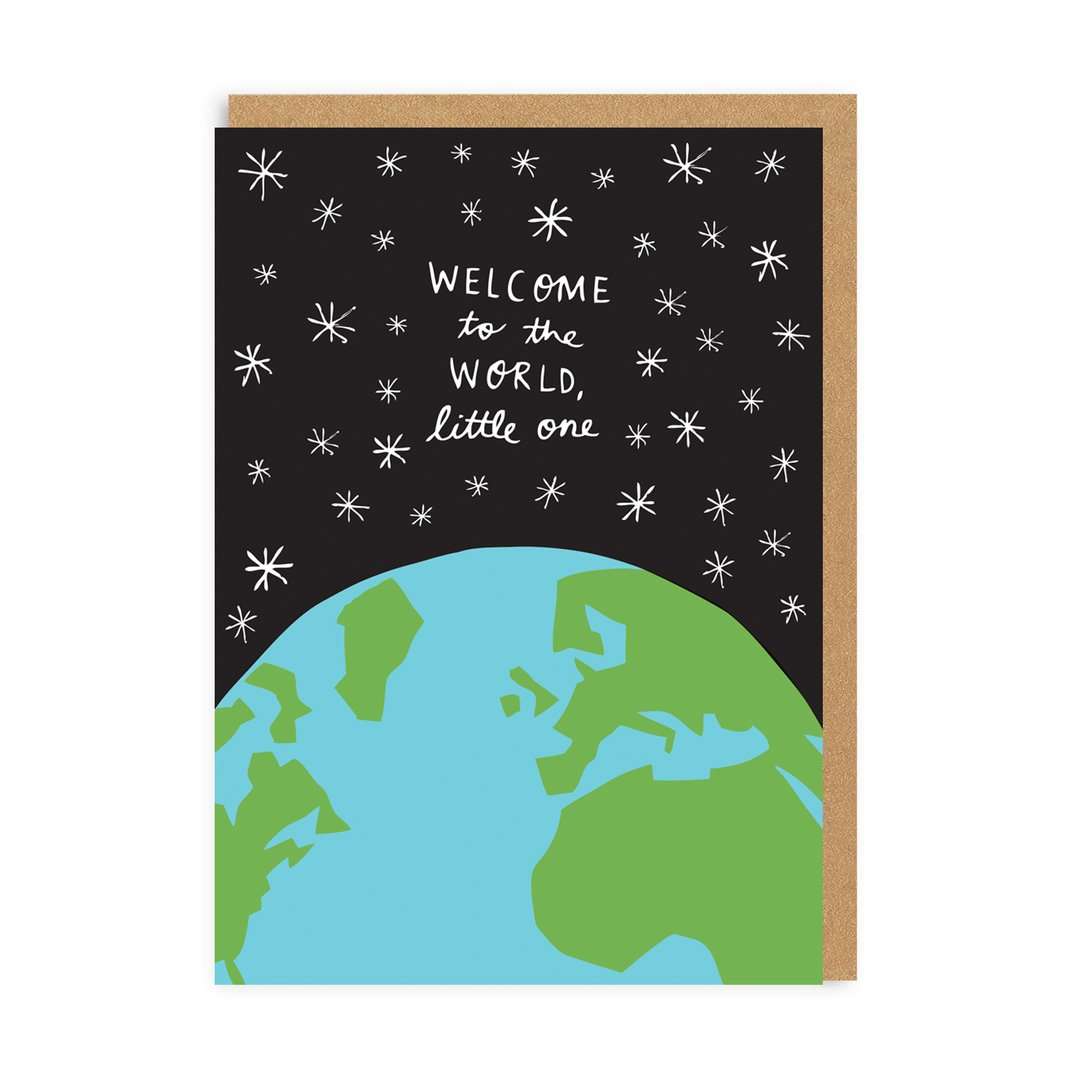 Welcome To The World Earth Card
