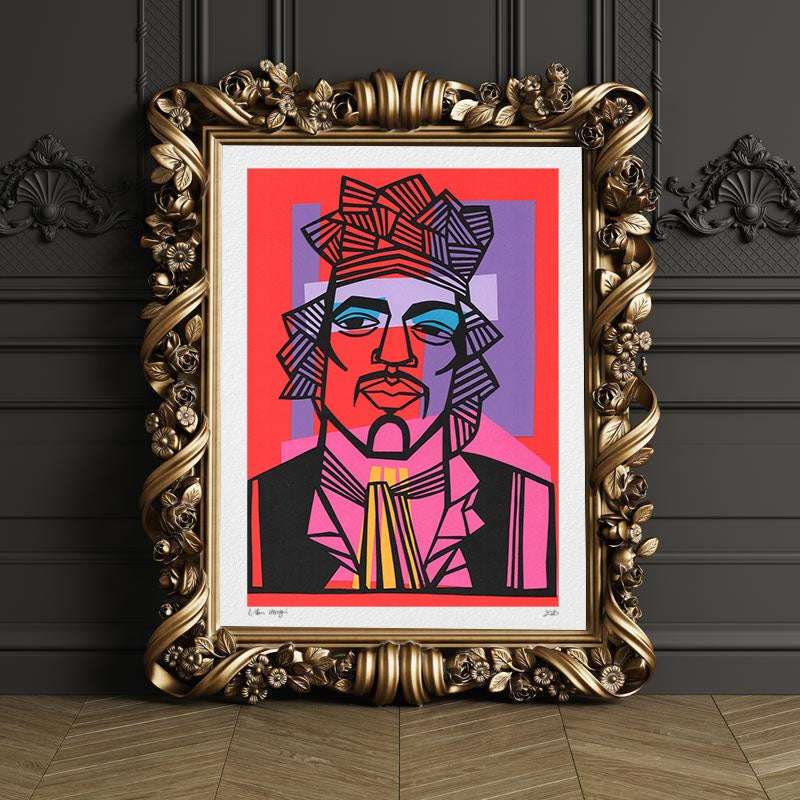 Jimi Hendrix A3 Print