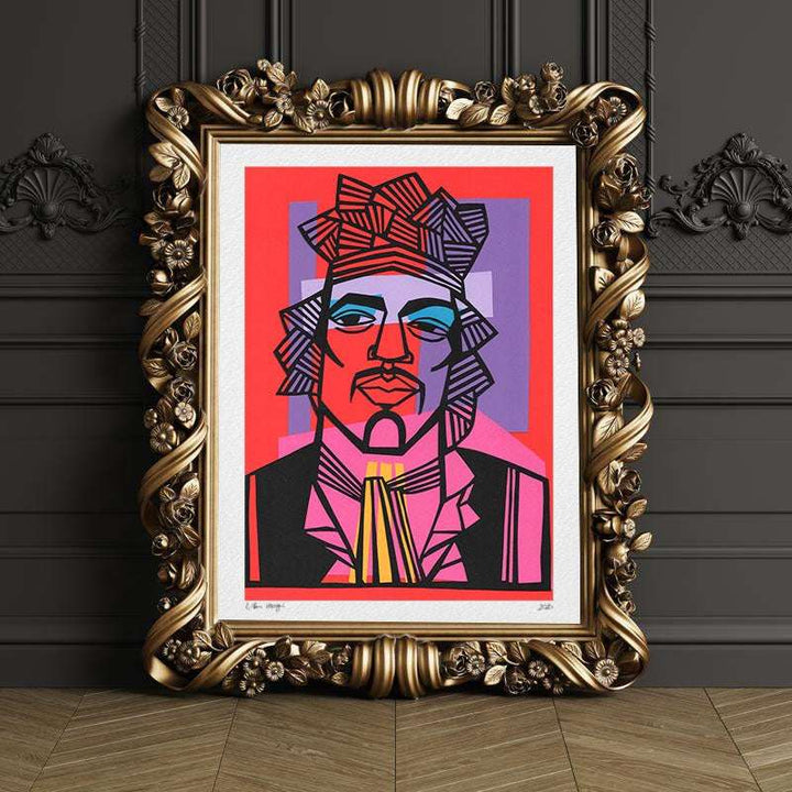 Jimi Hendrix A3 Print