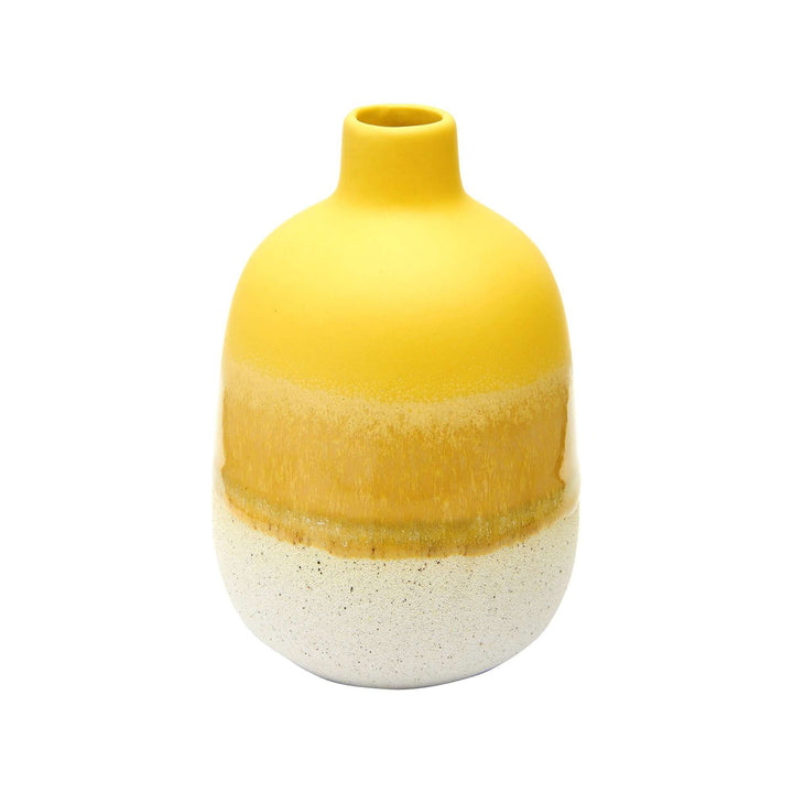 Mojave Glaze Vase - Yellow