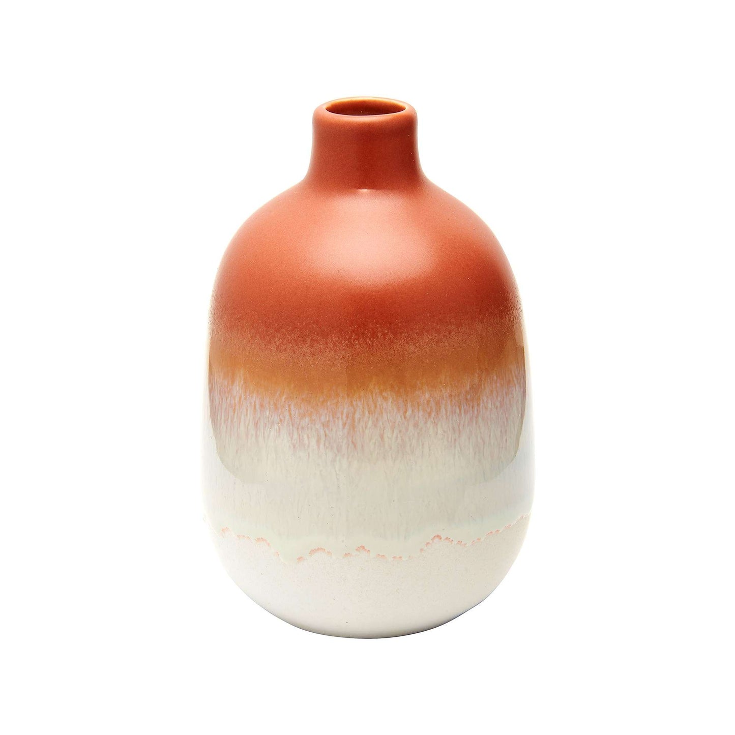 Mojave Glaze Vase - Brown