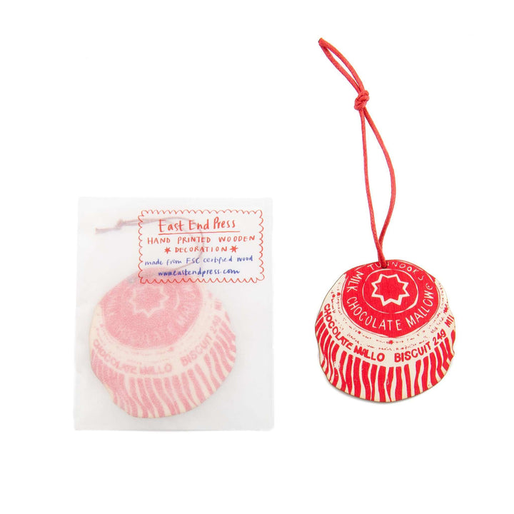 Wooden Teacake Decoration