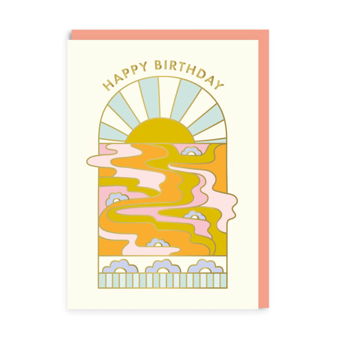 Sunrise Birthday Greetings Card