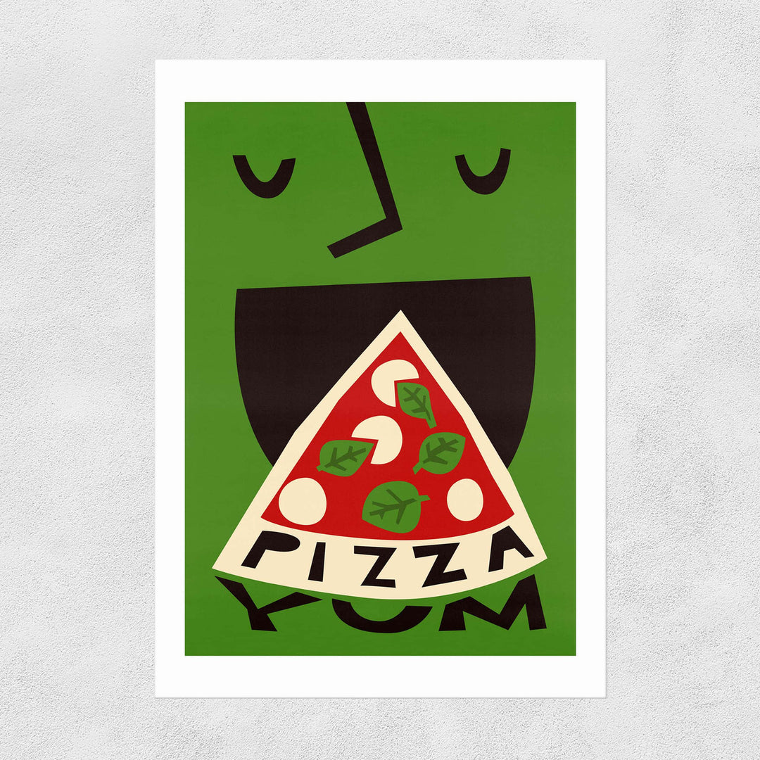 Yum Pizza A3 Print