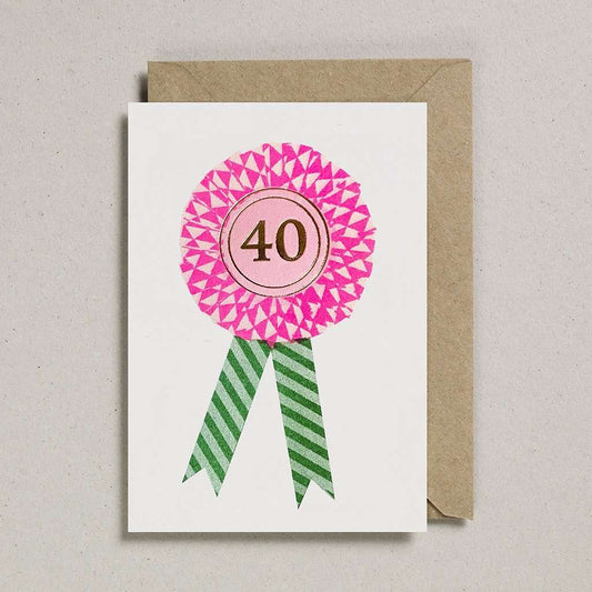Riso Printed Rosette Milestone Cards