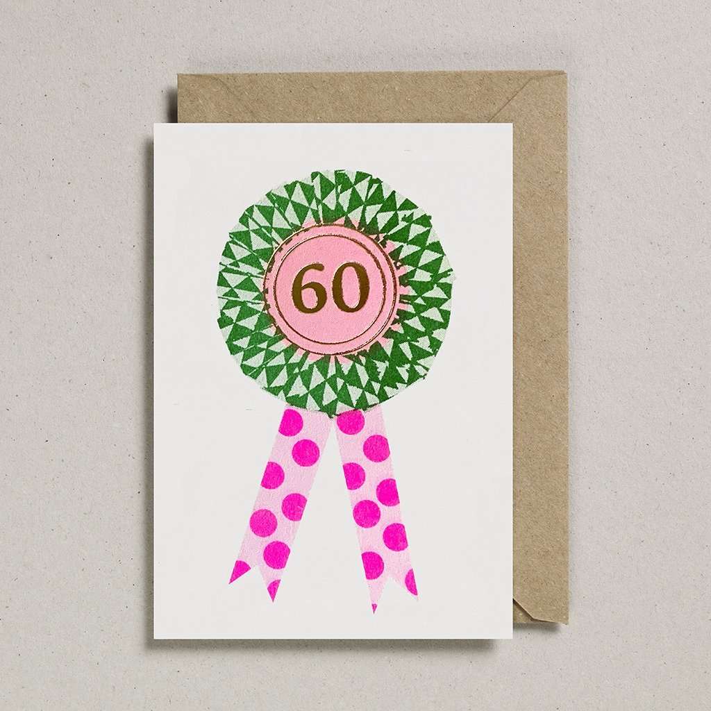 Riso Printed Rosette Milestone Cards