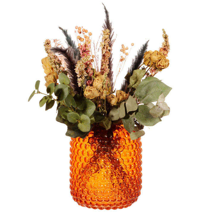 Amber Bobble Vase