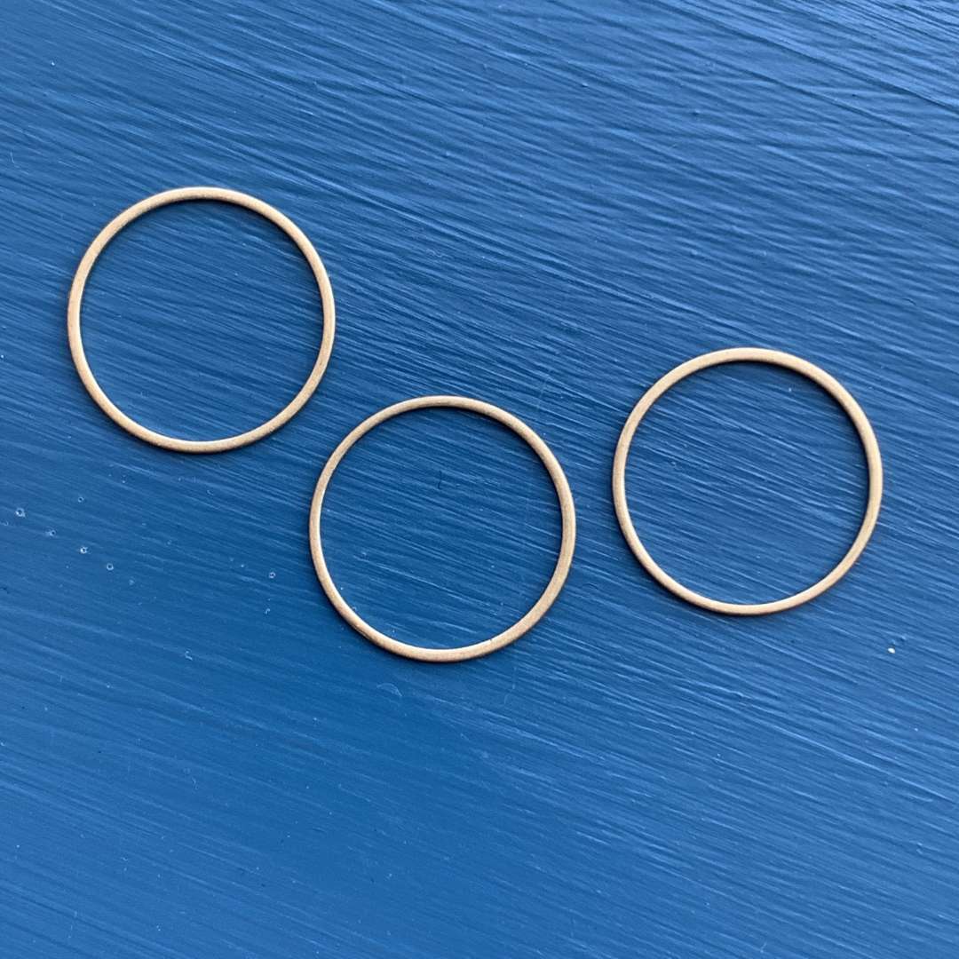 Brass Stacking Rings Misc shapes