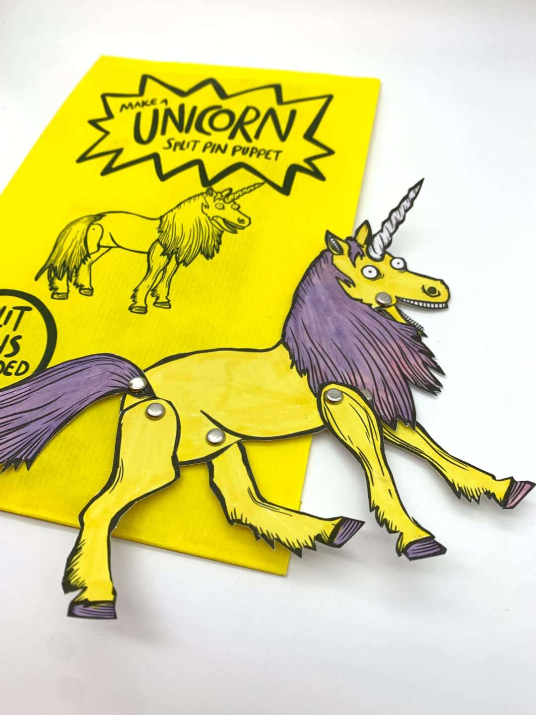 Unicorn Pin Puppet Kit