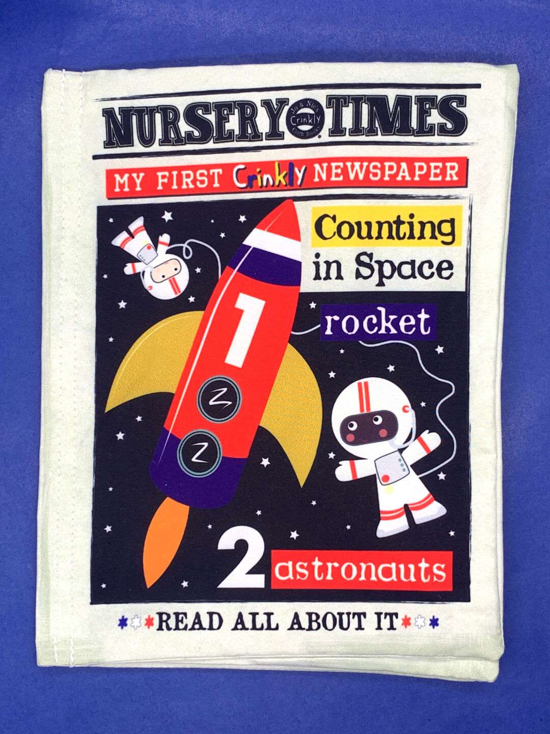 Crinkly Cloth Books: Counting in Space