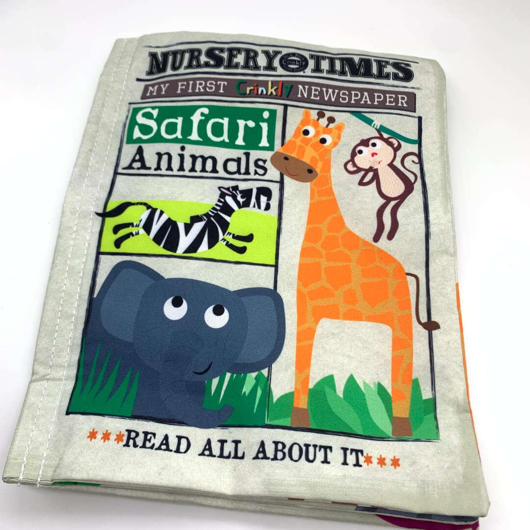 Crinkly Cloth Books: Safari Animals