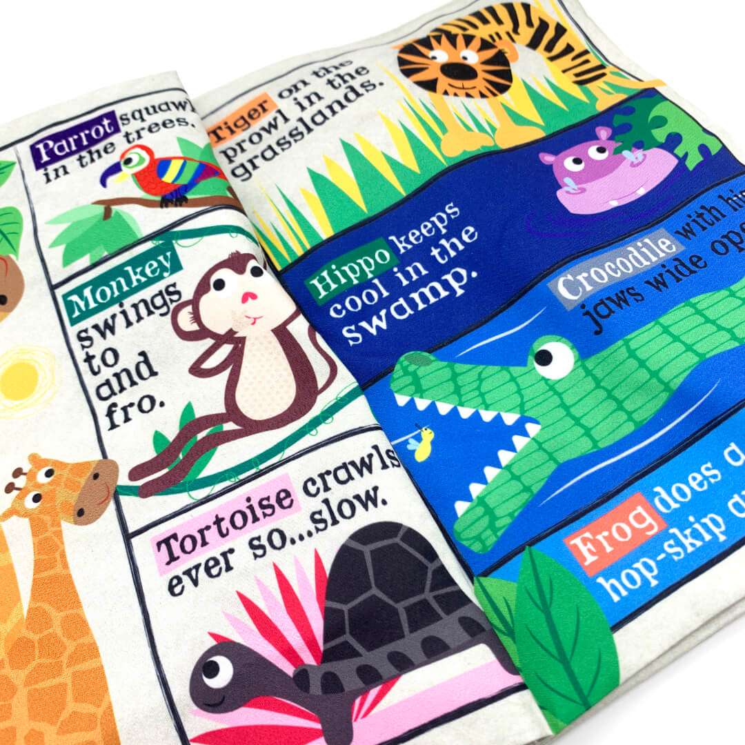 Crinkly Cloth Books: Safari Animals