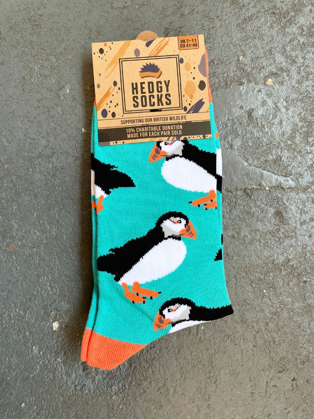 Puffin Hedgy Socks