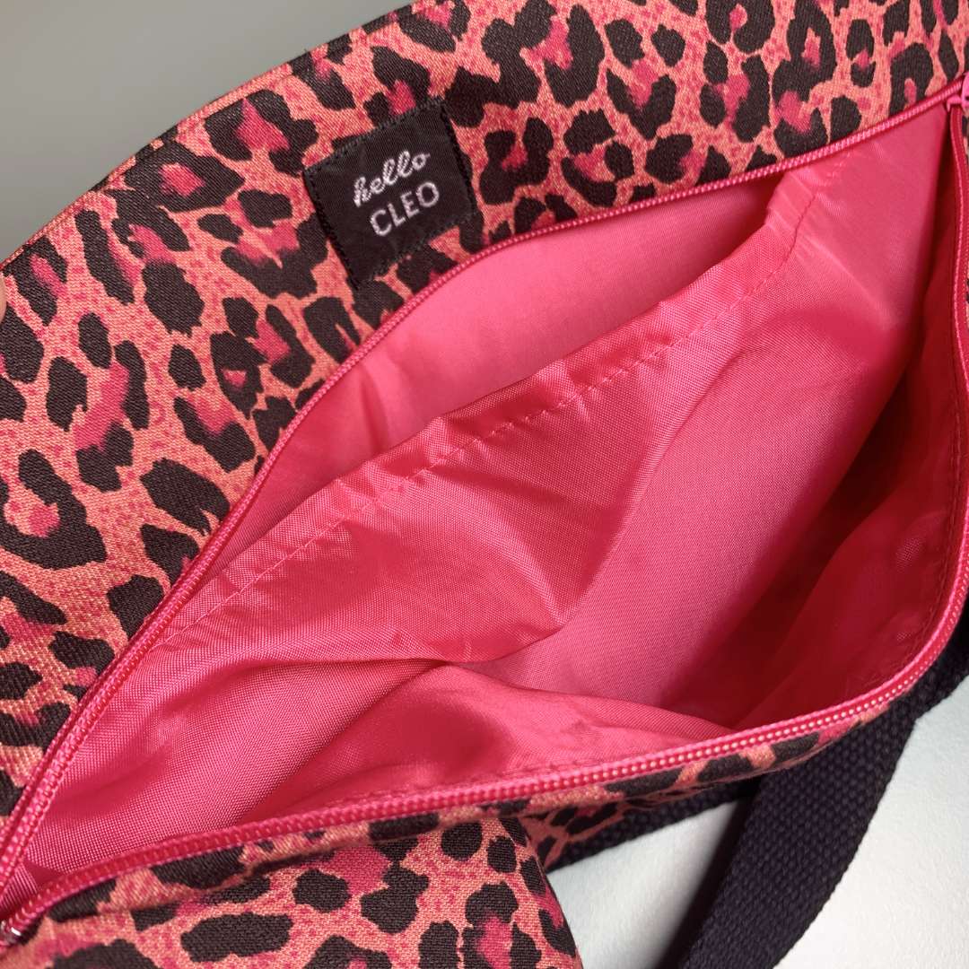 Pink Leopard Print Bum Bag