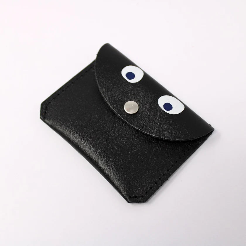 Black Mini Googly Eye Money Purse