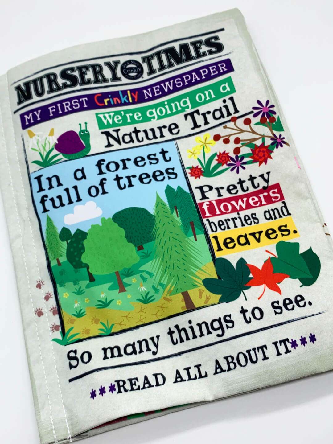 Crinkly Cloth Books: Nature Trail