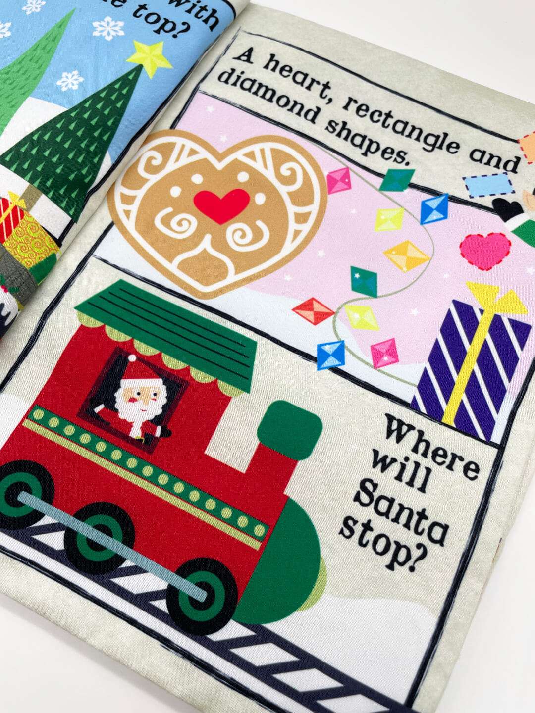 Crinkly Cloth Newspaper: Christmas Shapes