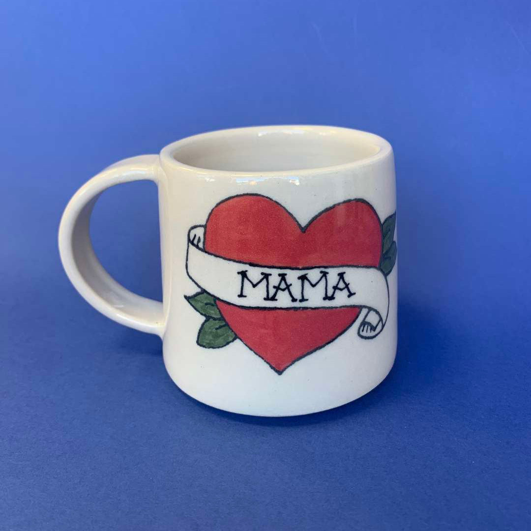 Emma Puddick Mama Heart Mug