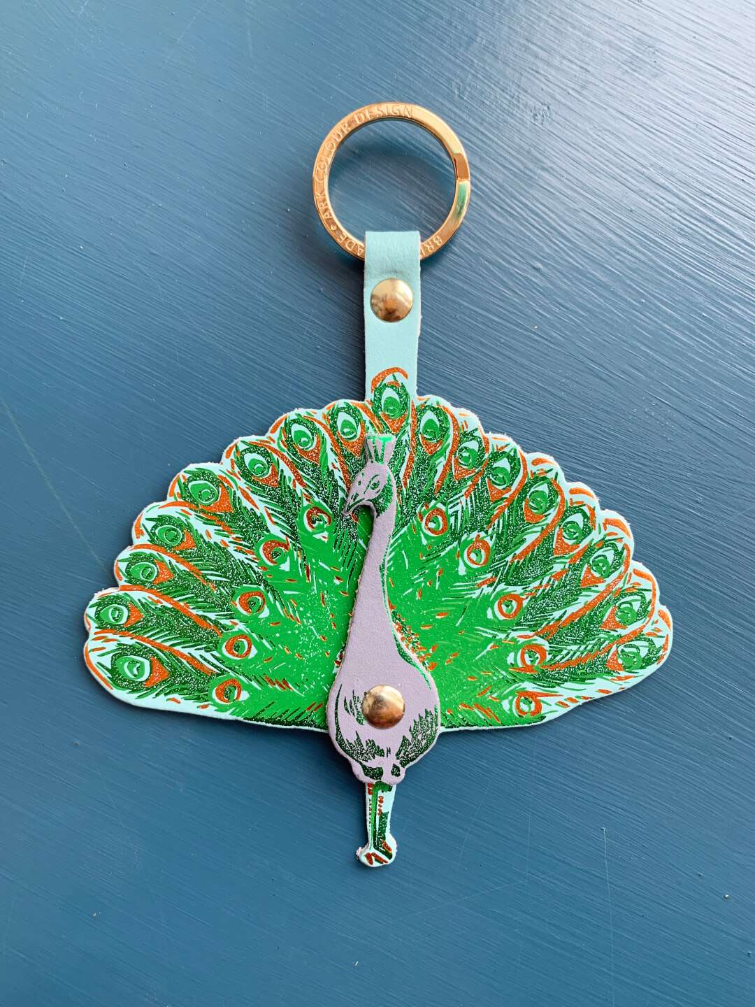 Peacock Key Ring