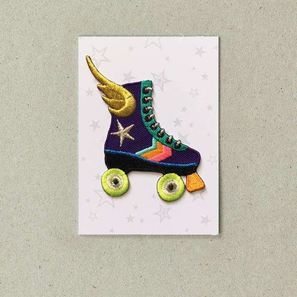 Rollerskate Iron-on Patch