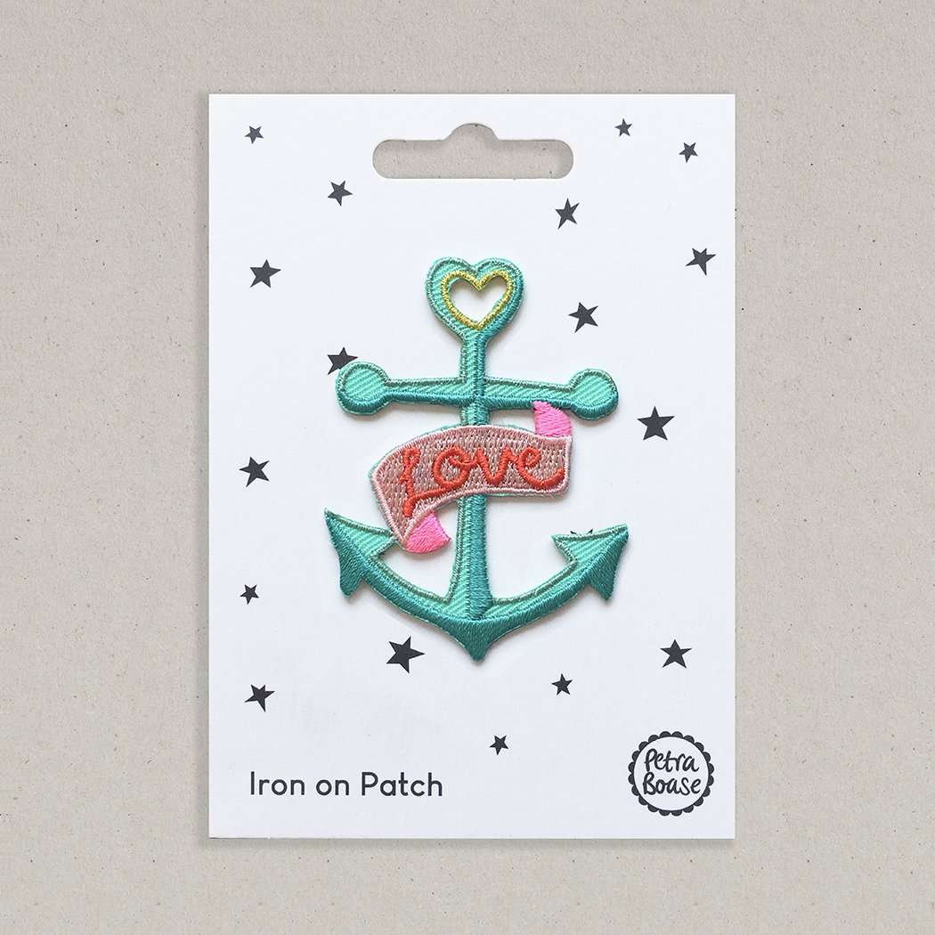 Love Anchor Iron-on Patch