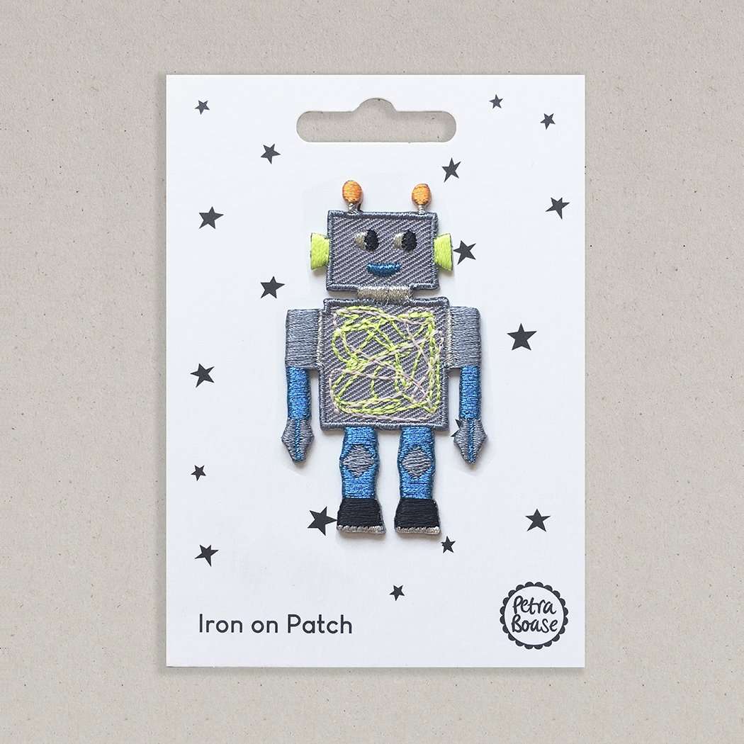 Robot Iron-on Patch