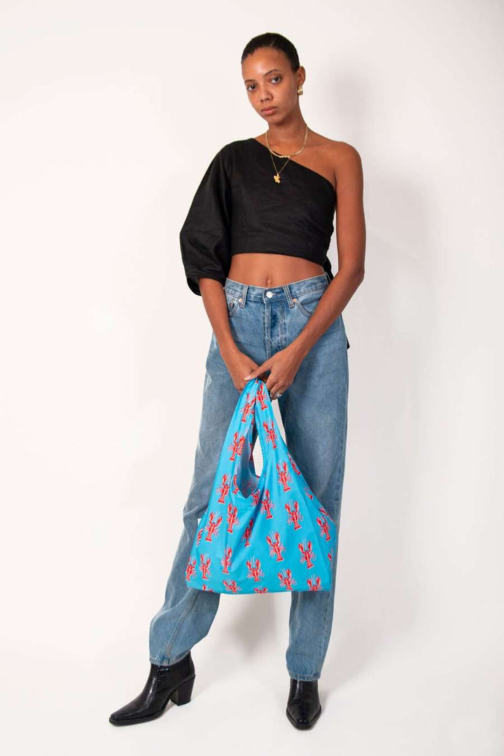 100% Recycled Shopping Bag - Lobster