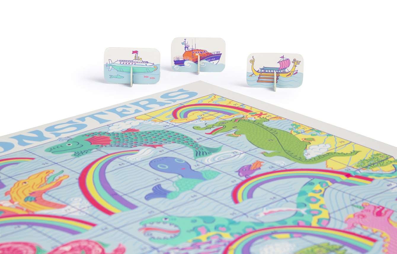 Sea Monsters & Rainbows: A Snakes and Ladders Game