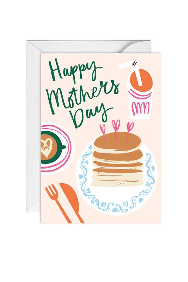 Mother's Day Breakfast Greetings Card