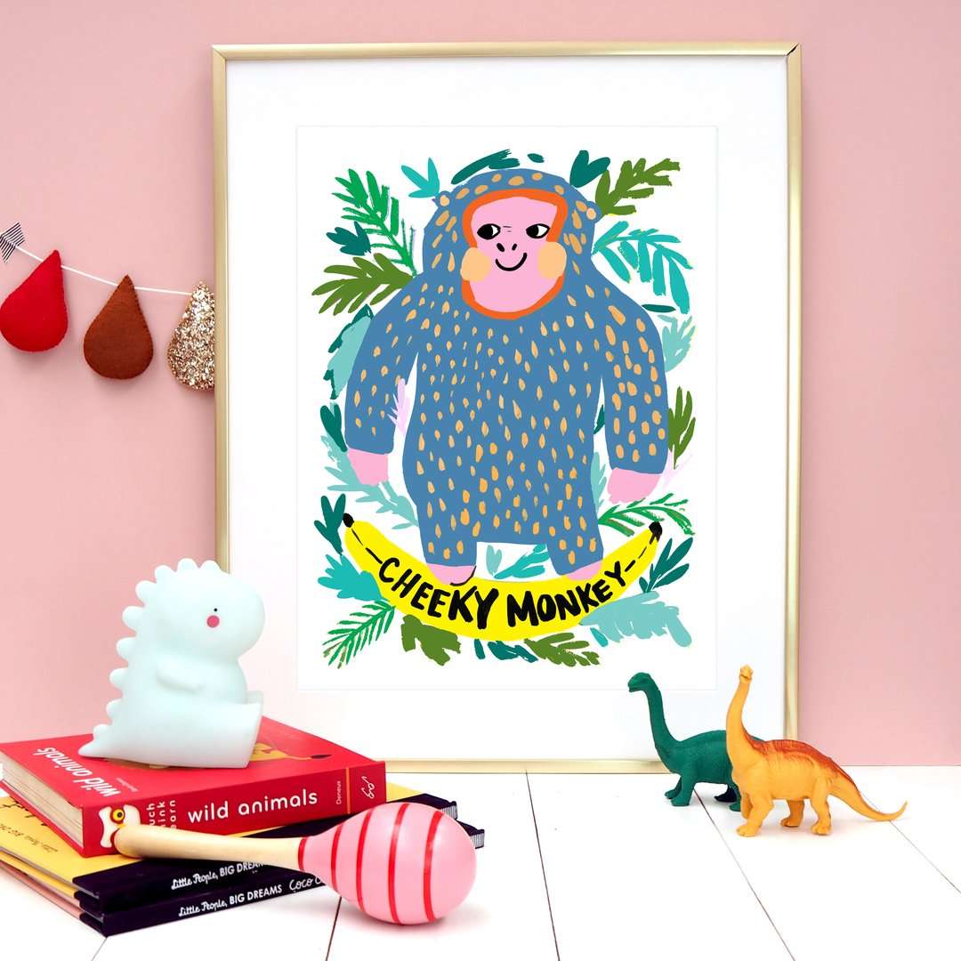 Cheeky Monkey Print