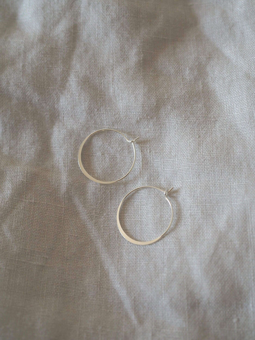 Silver Hoop Earrings