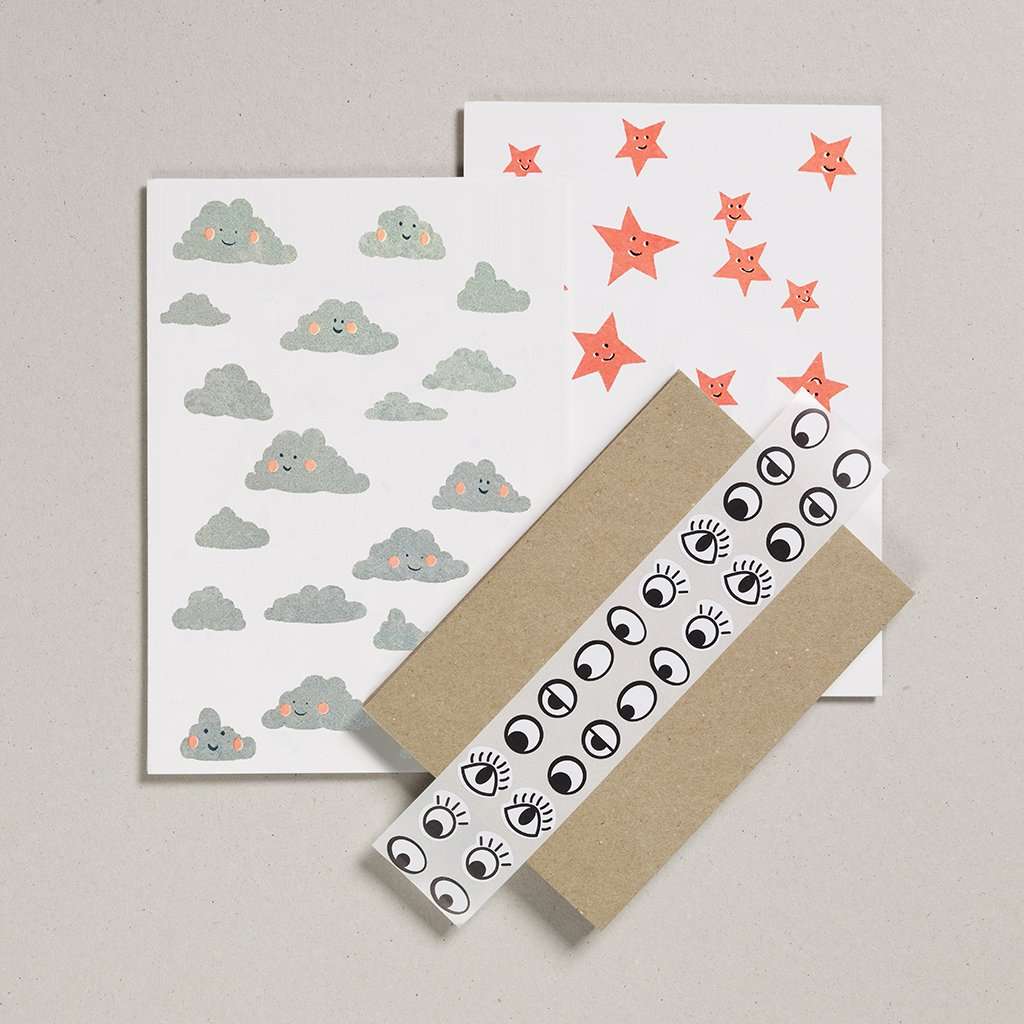 Clouds & Stars Letter Writing Set