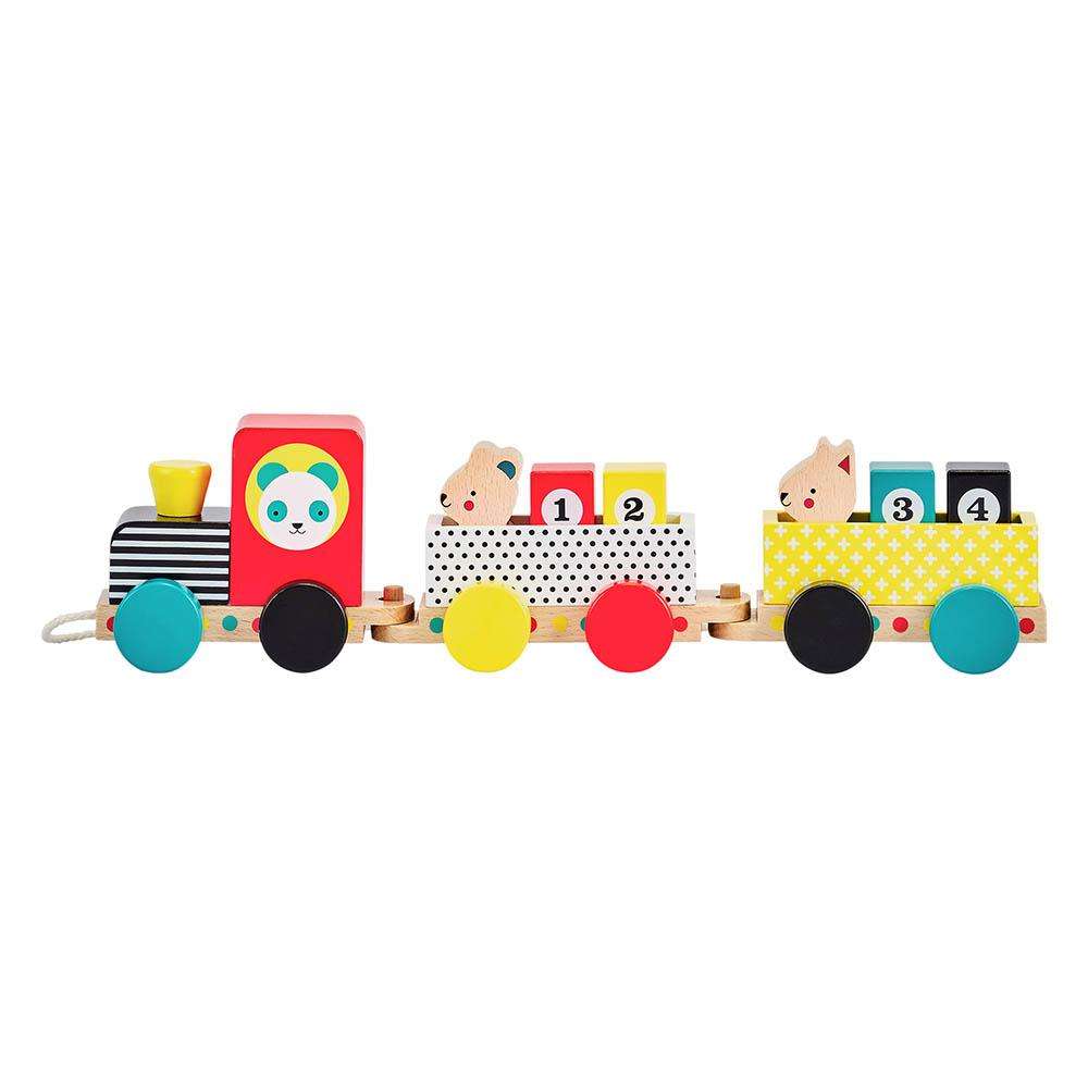 Animal Friends Wooden Pull Along Train Toy