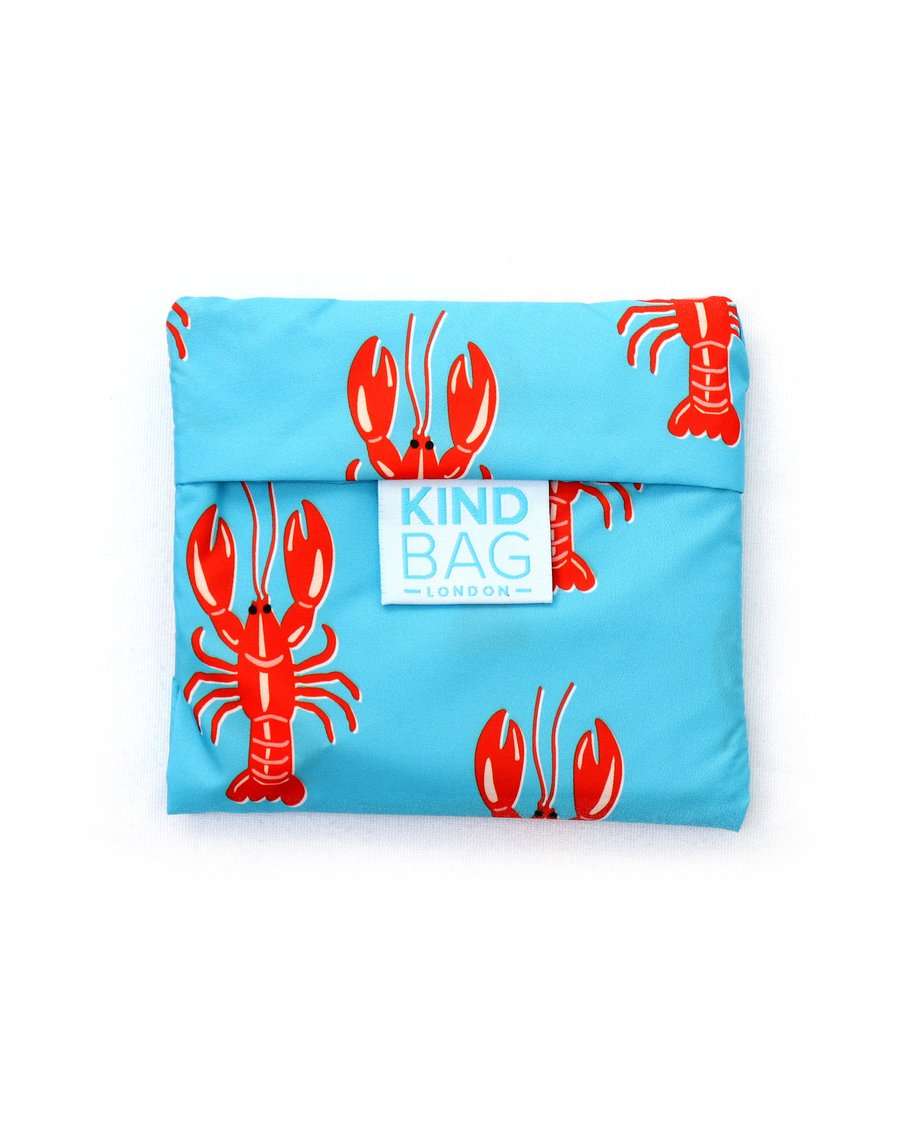 100% Recycled Shopping Bag - Lobster