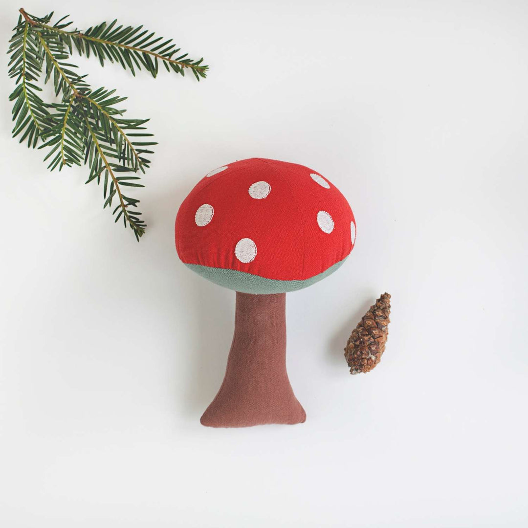 Red Toadstool Rattle