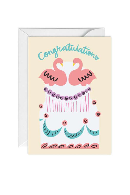 Congratulations Cake Greetings Card