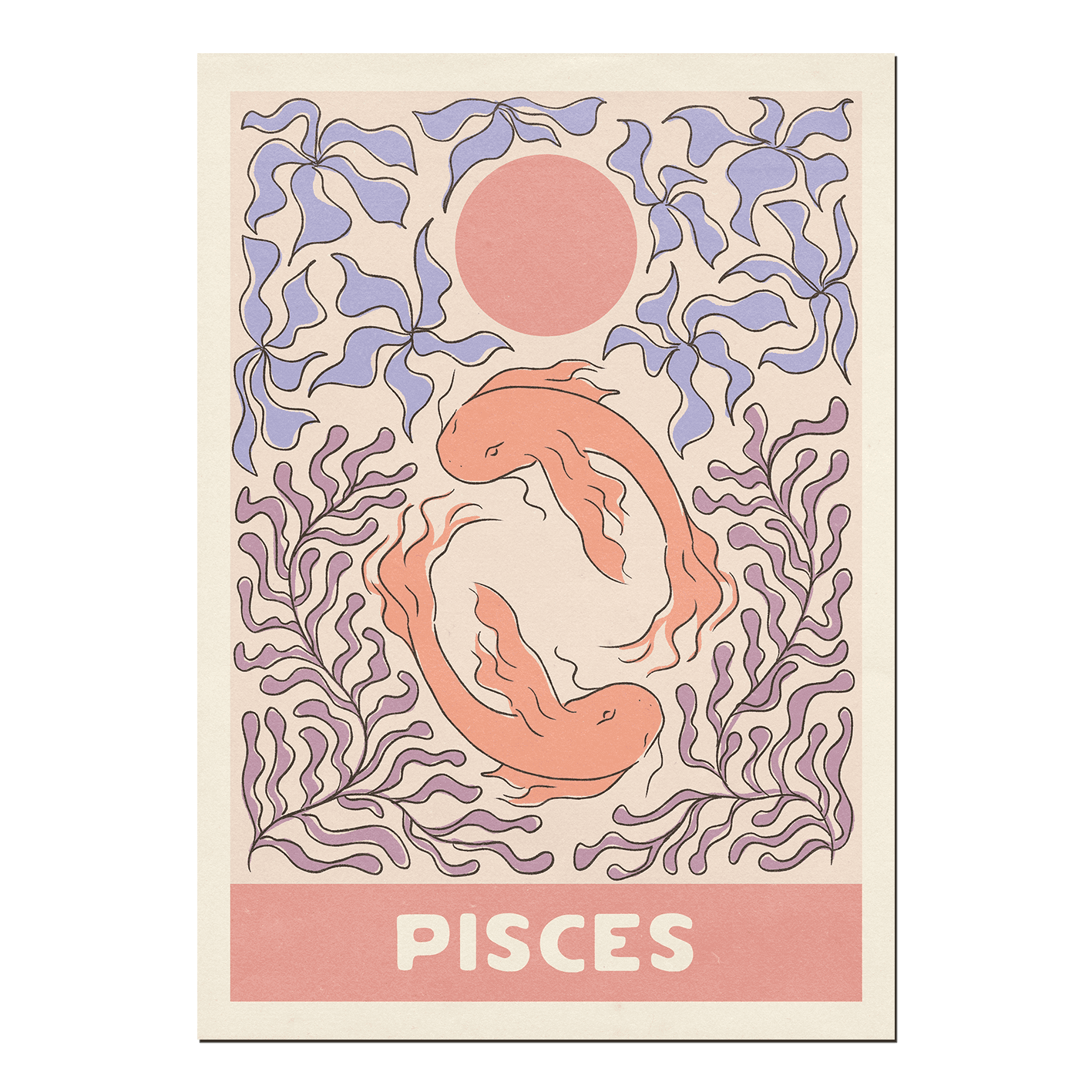 Pisces A4 Zodiac Print