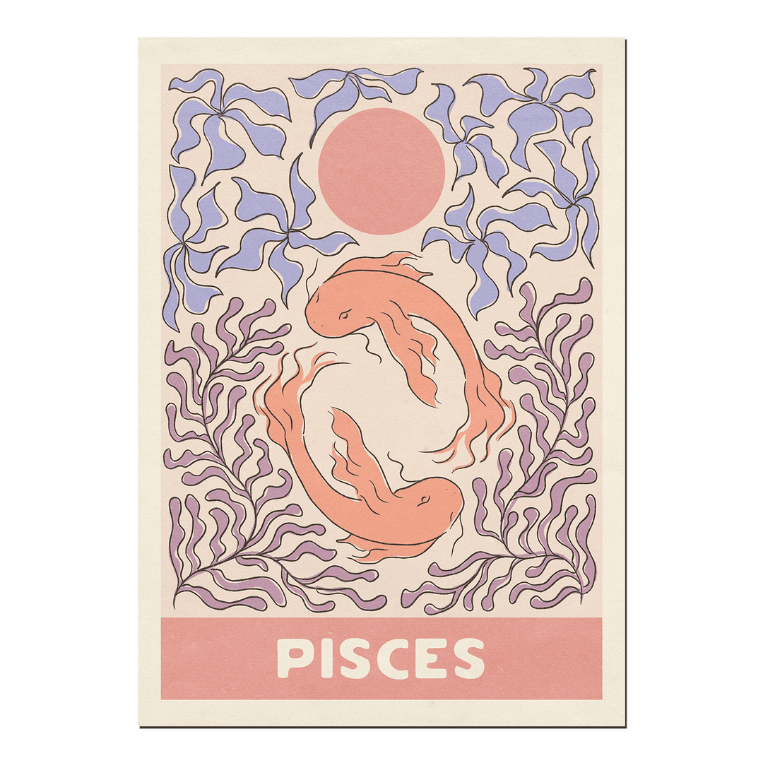 Pisces A4 Zodiac Print