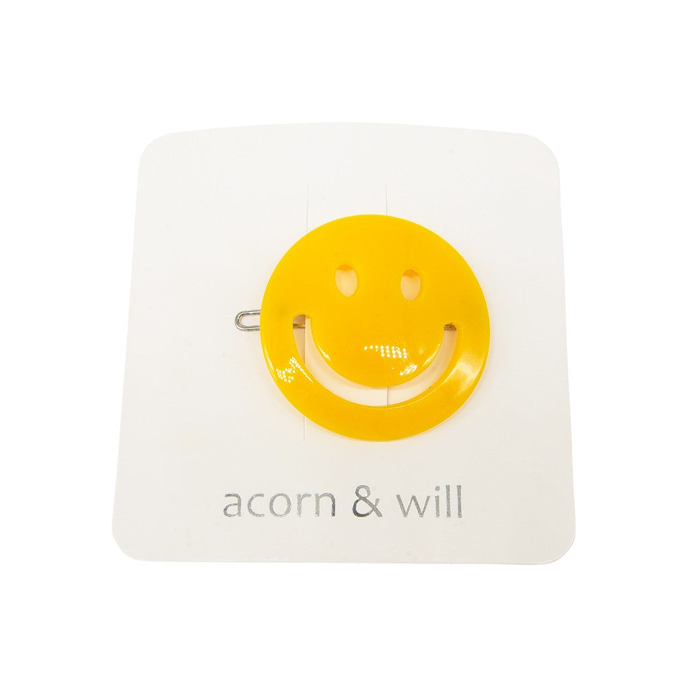 Smiley Face Hair Clip