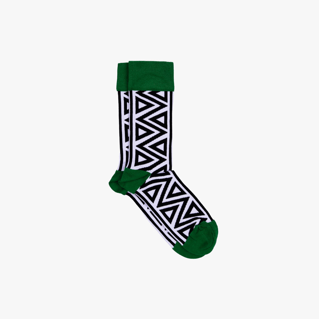 Afropop Triangles Socks - Large