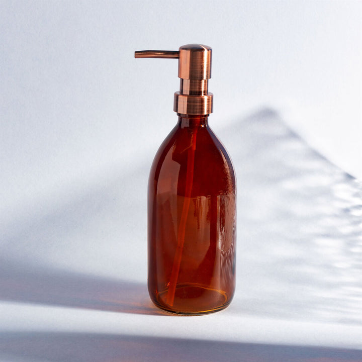 Refillable Glass Bottle with Pump