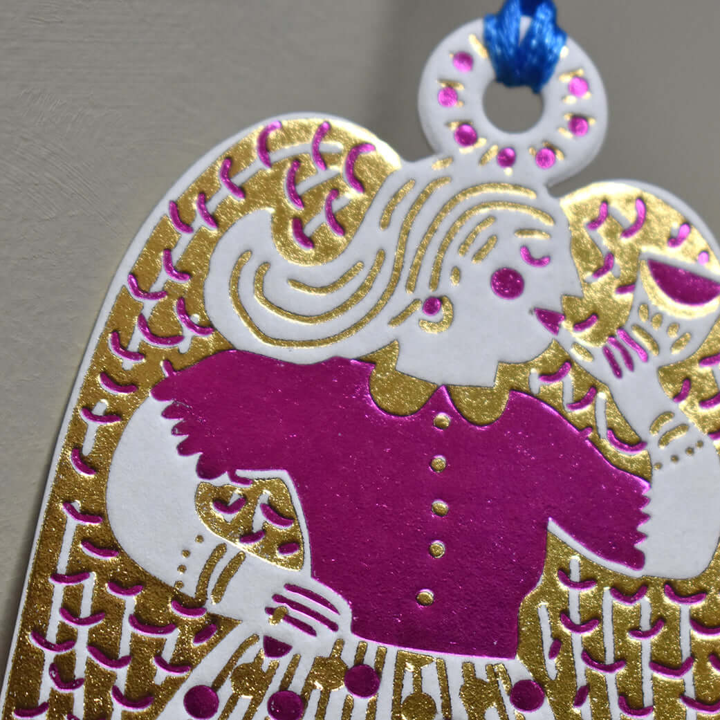 Golden Angel Hanging Decoration