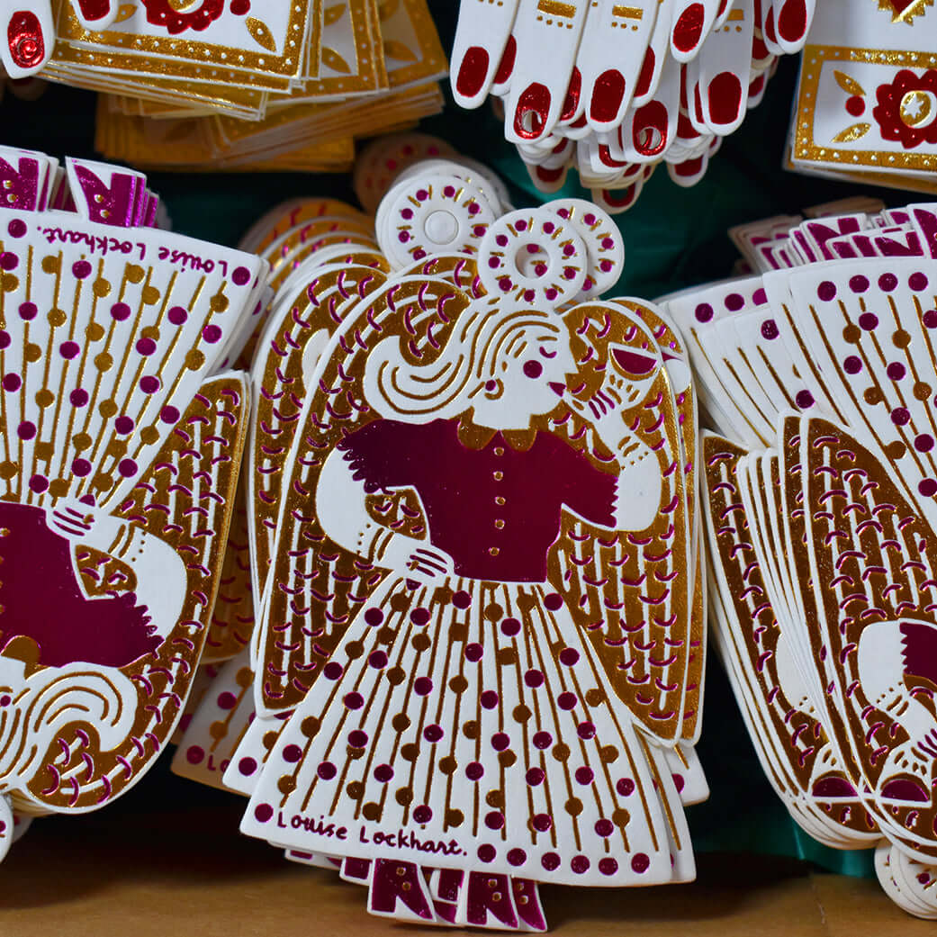 Golden Angel Hanging Decoration