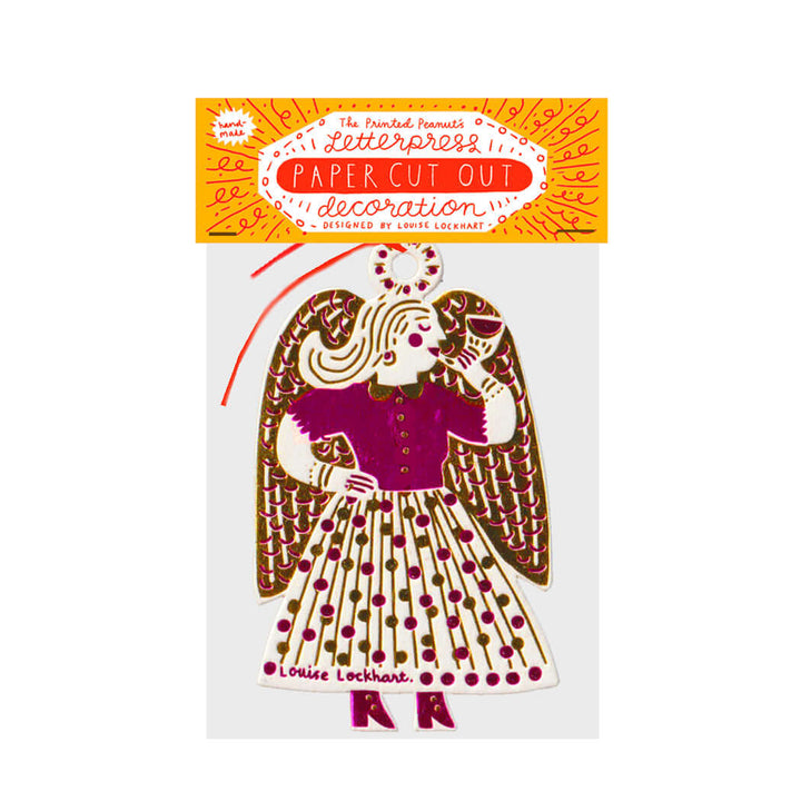 Golden Angel Hanging Decoration