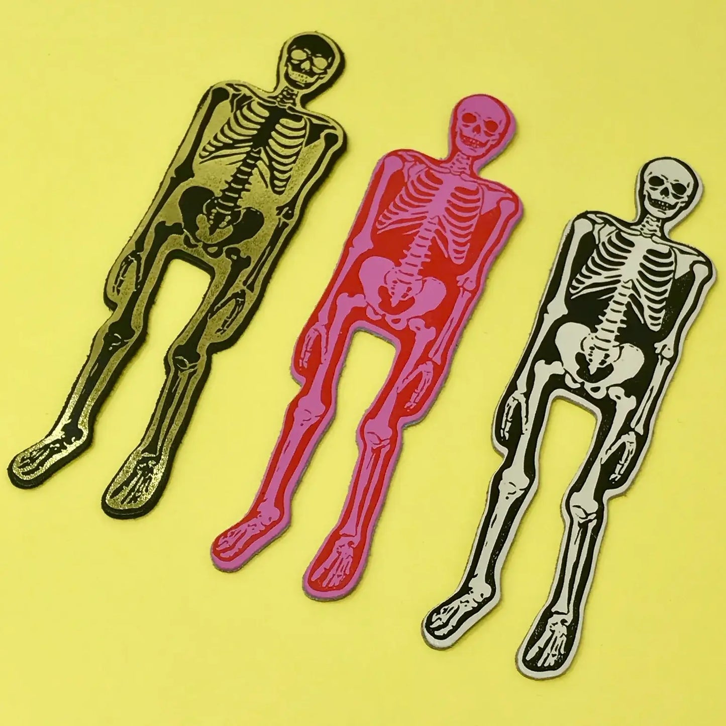 Skeleton Leather Bookmarks