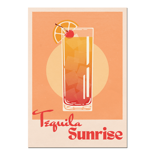 Tequila Sunrise Print
