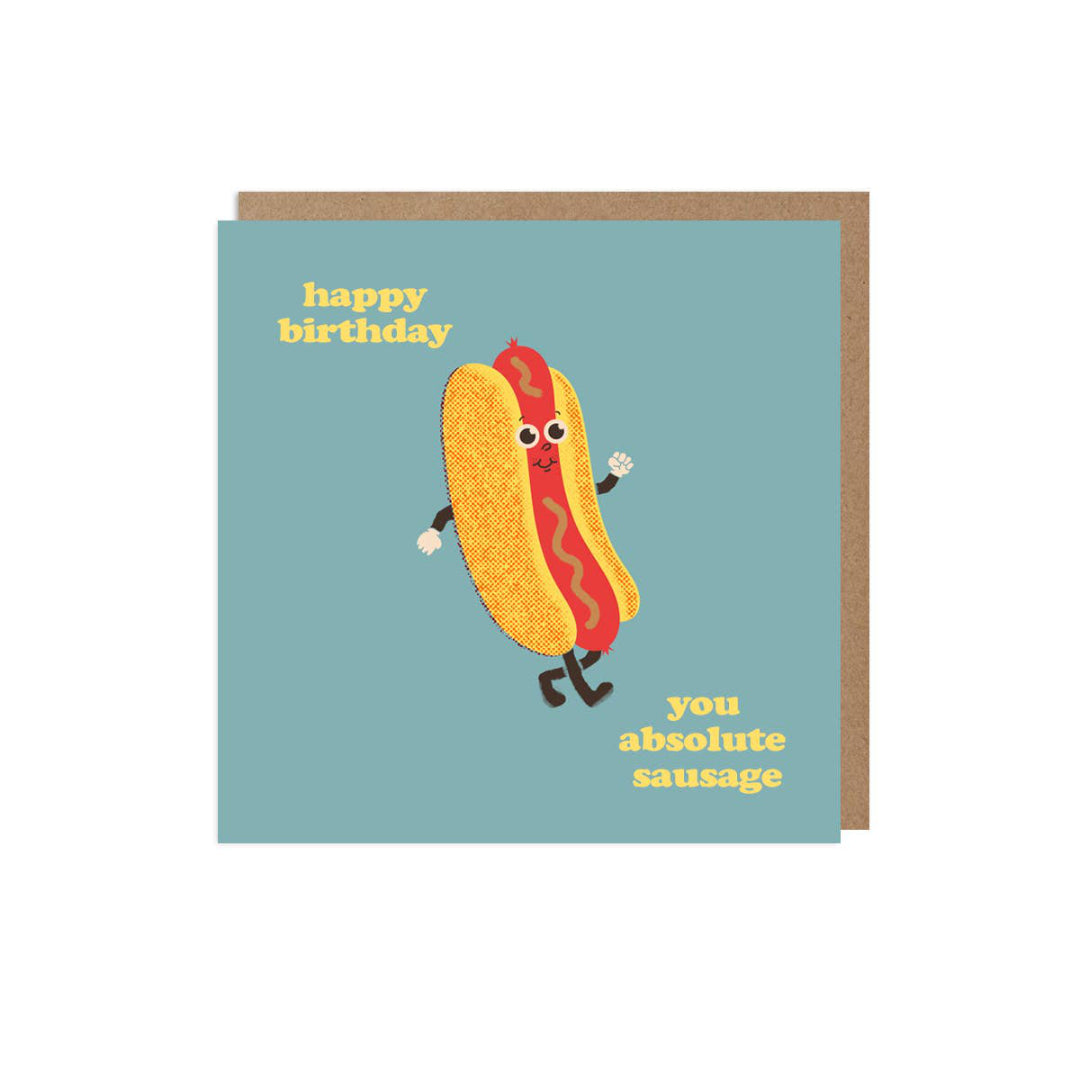 You Sausage Retro Birthday Card