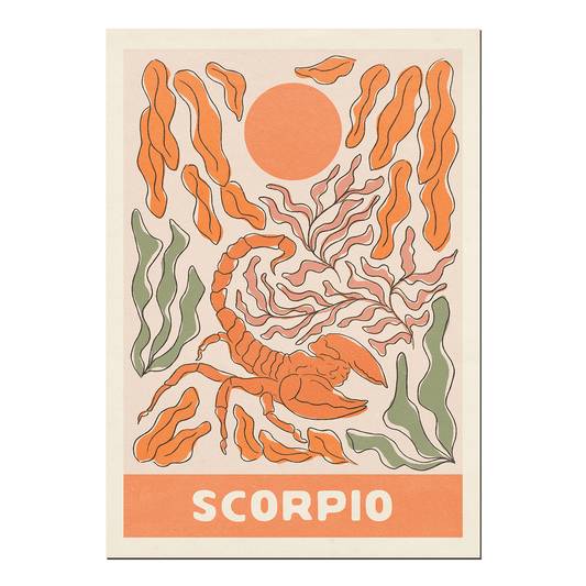 Scorpio Zodiac A4 Art Print